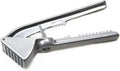 Westmark Germany Multipurpose Garlic Press with Olive Pitter, Nutcracker and Fish Scaler (Grey)