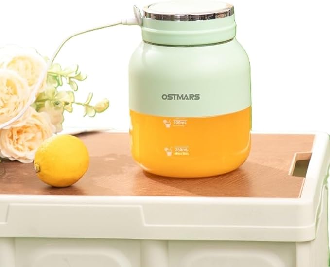 OSTMARS Portable Personal Blender, Compact Juicer Cup, 500ml, USB Rechargeable, for Fruits and Smoothies