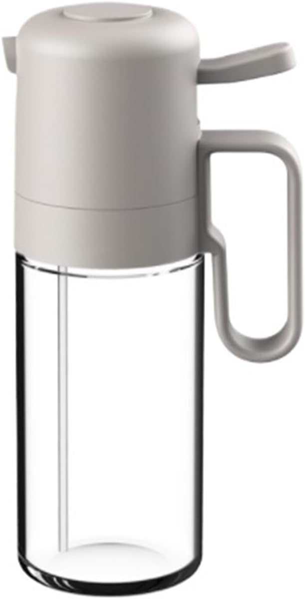 Oil Dispenser for Kitchen, 2 Pcs Glass Household Press Oil Sprayer for Cooking Kitchen Air Fryer Salad Barbecue Dispenser Bottle for Cooking