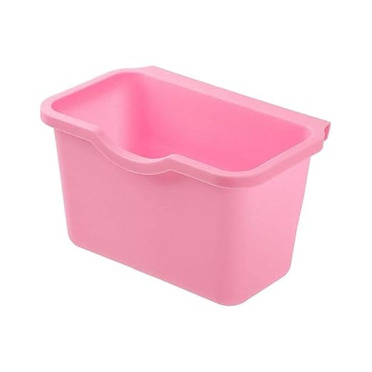 Hanging Trash Can, Kitchen Garbage Bin Waste Bins, Kitchen Cabinet Door Mounted Trash Can Wall Mounted Trash Can Bathroom Plastic Mini Trash Can Household Garbage Cleaning Tool (Size : B)