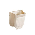 Collapsible Hanging Kitchen Trash Can 1pc Collapsible Hanging Bin - Space-Saving Cabinet(White)