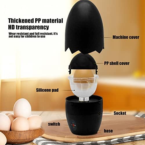 GLOGLOW Electric Egg Yolk Mixer, Portable Golden Egg Maker Egg Spinner Scrambler Kitchen Gadget for Mixing Eggs Hard Boiled Eggs
