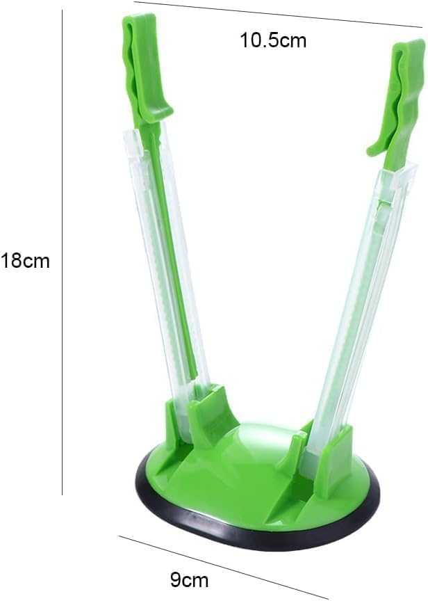 Baggy Rack, Freezer Bag Holder Stand, Adjustable Food Storage Holders, Plastic Food Prep Bag/Zip Lock Bag Holder Stand, for Meal Prep Bag, Kitchen Gadget
