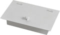 304 Stainless Steel Bin Cover, Countertop Trash can Lid, with a Central Pivot, the Lid can be Lifted, for Kitchen Cabinet, Bar & Bathroom(White)