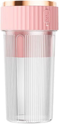 Portable 450ml Rechargeable Juicing Cup - USB - C Charging, 6 - Blade Design For Effortless Blending, Ideal For Home & Travel -Portable Juice Cup(Pink)