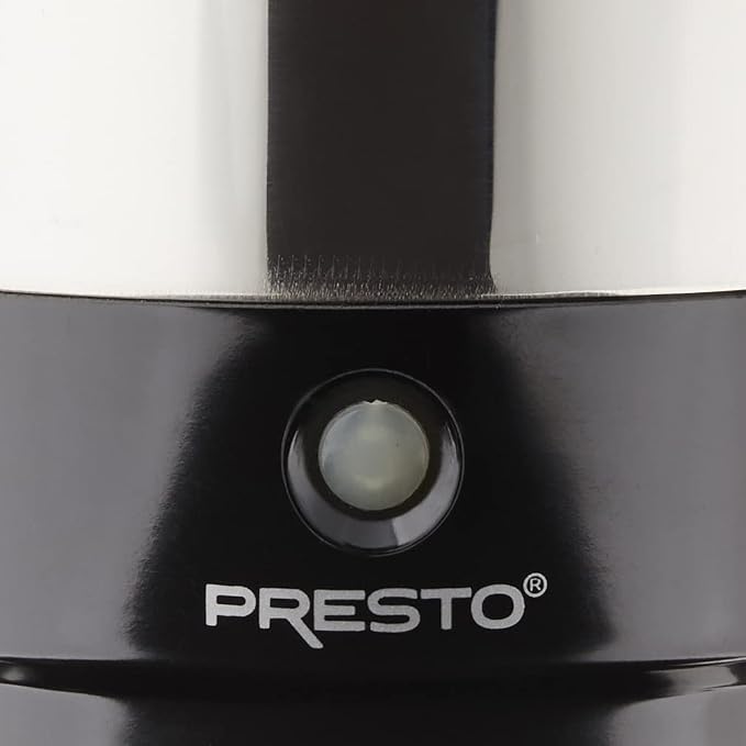 Presto 02811 Stainless Steel Electric Coffee Percolator - 12-Cups,Easy-Pour Spout,Stay-Cool Handle,Make 2-12 Cups,(Pack of 2)