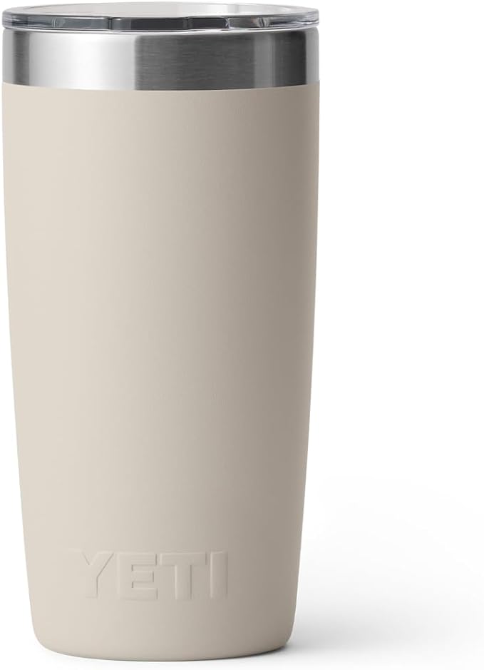 YETI Rambler 10 oz Tumbler, Stainless Steel, Vacuum Insulated with MagSlider Lid, Cape Taupe
