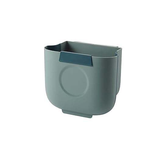 Hanging Trash Can, Kitchen Garbage Bin Waste Bins, Folding Waste Bin Kitchen Cabinet Door Hanging Trash Can Wall Mounted Trashcan for Bathroom Toilet Garbage Waste Storage (Size : B)