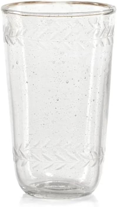 Zodax Tuscan Handmade Etched Glass - Sets of 4 (Highball)