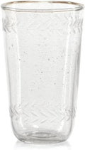 Zodax Tuscan Handmade Etched Glass - Sets of 4 (Highball)