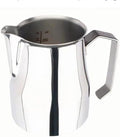 Metallurgica Motta Professional Europa Stainless Steel Milk Frothing Pitcher, 17 oz, with Graduated Measurements for Making Cappuccino or Latte
