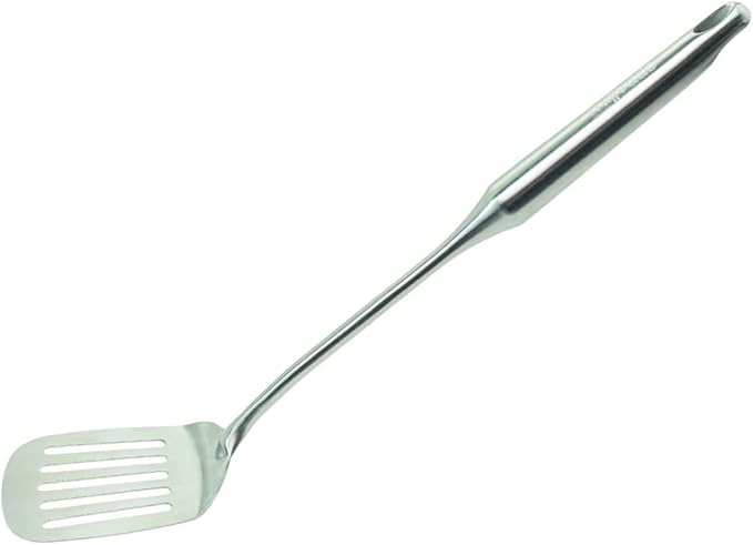 Millvado Stainless Steel Cooking Spatula,15 Inch Metal Turner, Kitchen Slotted Flipper For Grills, Camping BBQ’s, Frying Pancakes, Burgers, Large Cookware For the Professional Chef