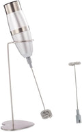 Cabilock Handheld Milk Frother Wand Electric Coffee Mixer Battery-operated Milk Frother Easy to Clean for Daily Use