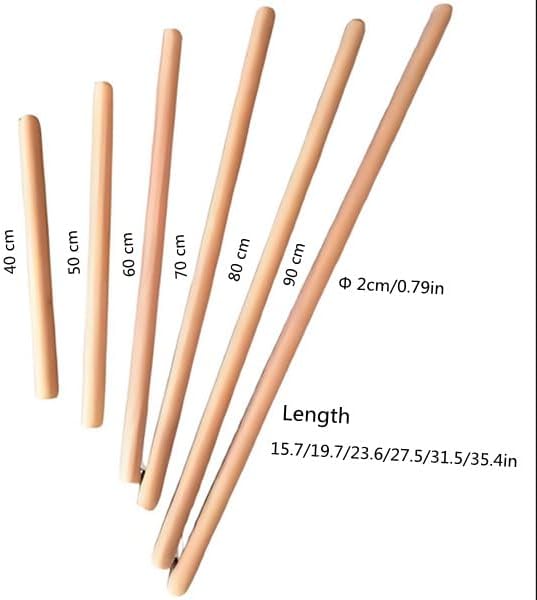 XBLDMJY Rolling Pins For Baking Ultra Thin,3/4 Inch Diameter,Long 23.6 Inch,(60 * 2m)
