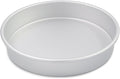 9 Inch Cake Pan, Aluminum Round Cake Baking Pans Tins For for birthday cake party cake, Non-Toxic, Only Handwasher.Silver(9×2 round Cake Pan)