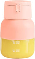 Portable Wireless Juicer Cup — 800mL High-Speed 10-Blade Personal Blender, USB Rechargeable & Auto-Off Safety Design, Portable Smoothie Maker for Travel, Gym, Office & Home (pink)