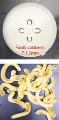 Fusilli Pasta Noodles Shape Disc, Italian Pasta Disc Fit for Philips Automatic Noodle Maker, Disc Compatible with Philips Attachment, Kitchen Appliance (Fusilli Calabresi)