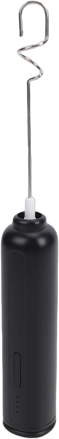 Zerone Milk Frother Handheld Rechargeable Electric Whisk, 10000 RPM, 3 Speeds for Lattes, Cappuccinos, and Hot Chocolate, Perfect for Home or Office Use (Black)