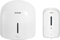 AIKE GentleAir Warm Hand Dryer& Automatic Soap Dispenser, Model AK2637 & AK1226S White