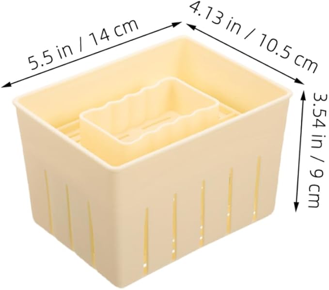 SHOWERORO 4pcs Tofu Press Mould Diy Tofu Maker for Homemade Cheese Compact Kitchen Tool for Lightweight and Easy to Clean Friends