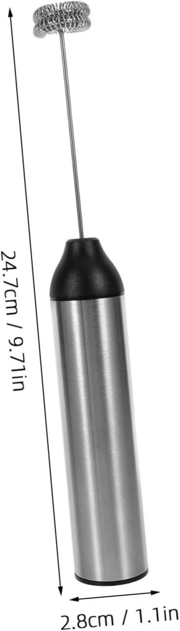 DECHOUS Electric Milk Frother Handheld Rechargeable for Coffee Latte Cappuccino Safe Materials Easy to Use