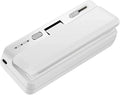 Vacuum Sealer Machine, Mini Plastic Bag Sealer Portable Handheld Food 2 In 1 Rechargable Packaging Heat Thermal Sealants,Food Sealer(White)