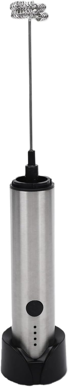 USB Rechargeable Milk Frother Handheld, Electric Foam Maker & Drink Mixer for Coffee, Hot Chocolate, Matcha, Eggs - Portable & Lightweight