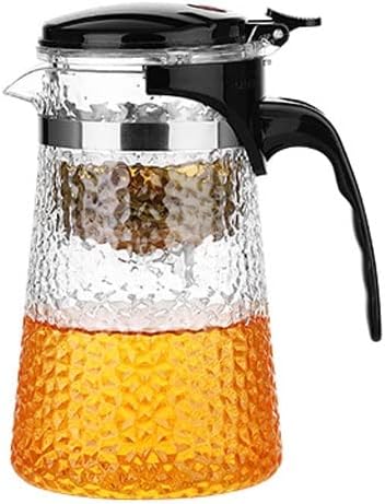 Household Water Container Teapot Tea Set Glass Teapot with Filter Large Capacity Tea Maker Office Drink Pitcher (Size : Medium)