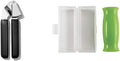 NEW OXO Good Grips Garlic Press OXO Good Grips Silicone Garlic Peeler with Stay-Clean Storage Case,Clear,1EA