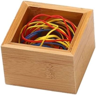 YBM Home Bamboo Drawer Organizer Storage Box for Kitchen Drawer, Junk Drawer, Office, Bedroom, Children Room, Craft, Sewing, and Bathroom, 2 Pack 3x3x2 inch