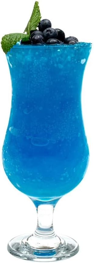 Vikko Hurricane Glasses, Set of 4 Pina Colada Glasses, 13.25 Ounce Cocktails Glasses Set, Durable Dishwasher Safe Party Glass