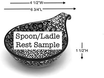 Polish Pottery Spoon/Ladle Rest - Buttercup
