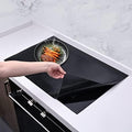 KITCHENRAKU KR Large Induction Cooktop Protector Mat, (Magnetic) Food Grade Electric Stove Burner Covers Anti-Strike&Anti-Scratch as Glass Top Stove Cover