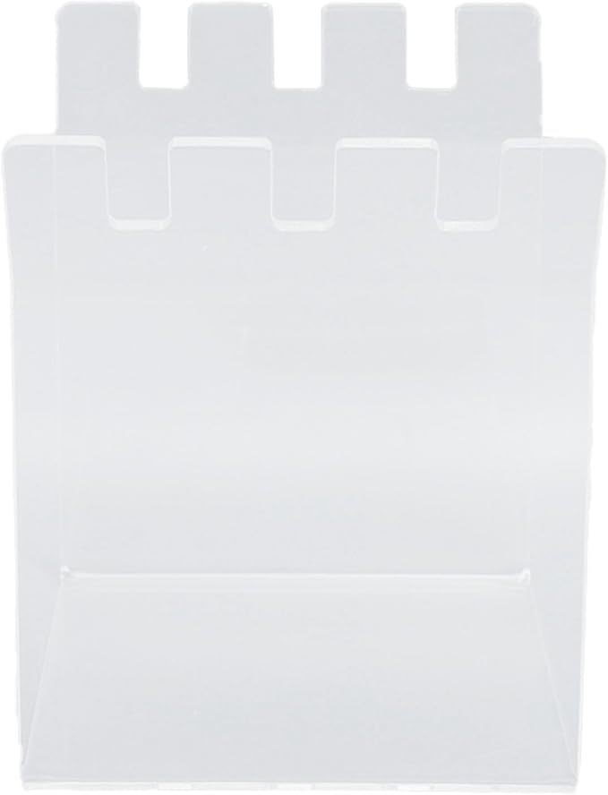 Ziplock Bag Holder | Space Saving Food Storage Bag Stand for Kitchen/Freezer/Food Prep | Sturdy Acrylic Baggy Rack with Clear Visibility