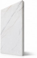 Koville Marble Cutting Board for Kitchen, 20x16 Inches Large Marble Slab Cheese Board, Rectangular Serving Board for Baking Charcuterie Pastry, Natural Stone Board for Countertop(White)