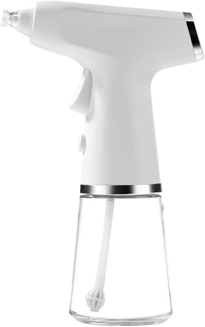 Oil Sprayer, Electric Oil Sprayer Kitchen Utensils USB Charging BBQ Accessories Dispenser Bottle,for Kitchen, Air Fryer(White)