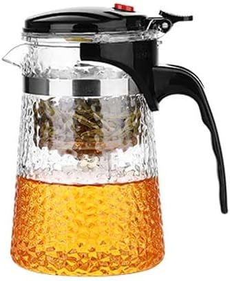 Household Water Container Teapot Tea Set Glass Teapot with Filter Large Capacity Tea Maker Office Drink Pitcher (Size : Small)