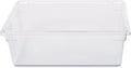 Rubbermaid Commercial Products Food Storage Box/Tote for Restaurant/Kitchen/Cafeteria, 12.5 Gallon, Clear