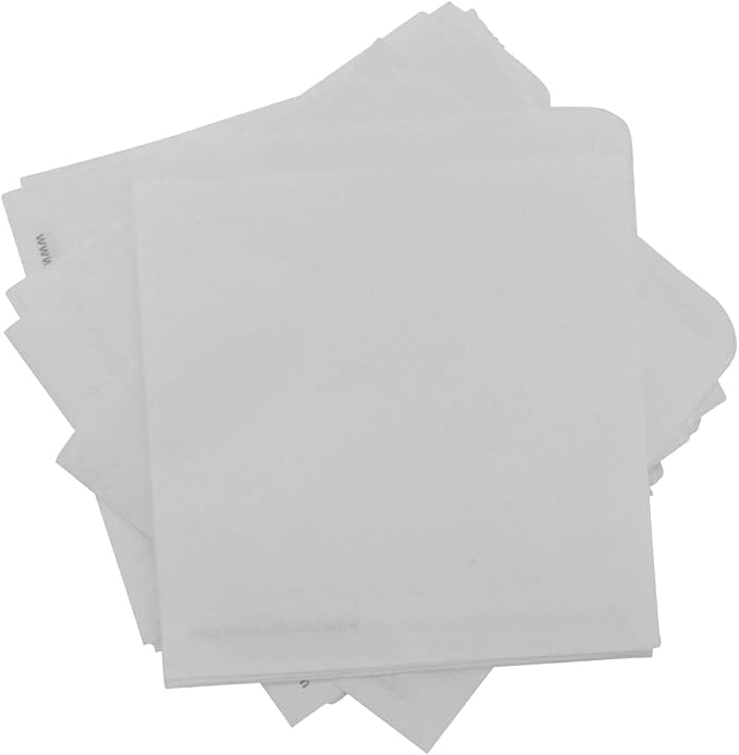 G.E.T. 4-T1000 White Cone Basket Liner / Deli Wrap Paper / Double Open Bag Paper Food-Safe Tissue Liners Collection, White(Pack of Case)