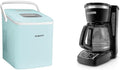 Igloo Automatic Self-Cleaning Portable Electric Countertop Ice Maker Machine with Handle & Black+Decker 12-Cup Digital Coffee Maker, CM1160B, Programmable, Washable Basket Filter