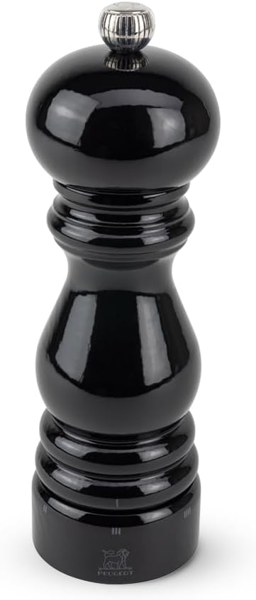 Peugeot Paris U'Select 7-Inch Pepper Mill, Black Lacquer (23706)