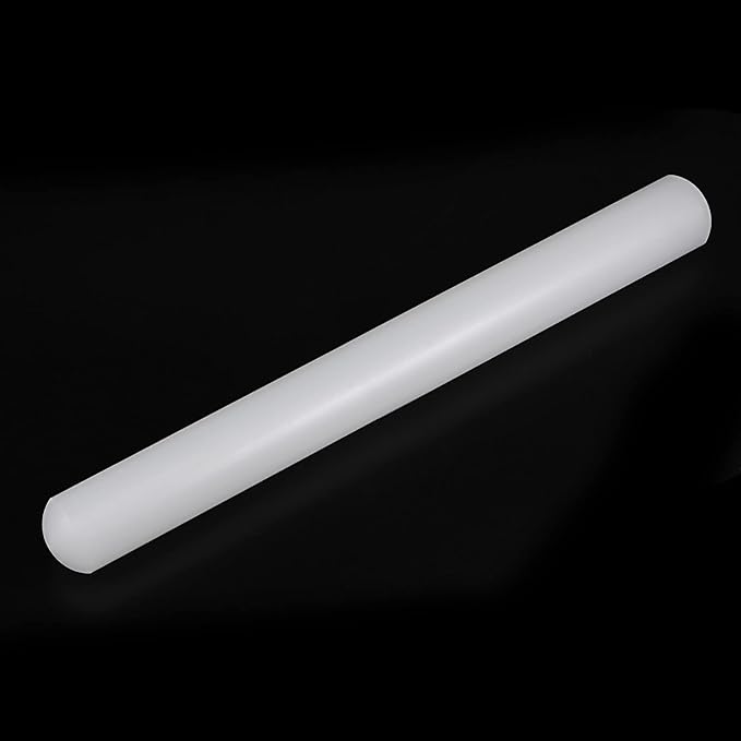 HARFINGTON Fondant Rolling Pin 13 Inch x 1.38 Inch PP Plastic Non-Stick Fondant Roller Dough Roller Kitchen Decorating Tools for Fondant Cookie Pastry Pizza Clay Dough