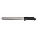 Dexter-Russell SG140-12GEB-PCP SofGrip 24273B Duo-Edge Slicer, 12" High Carbon Stain-Free Steel Blade, Black Non-Slip Soft Rubber Grip Handle,NSF Certified, USA Made