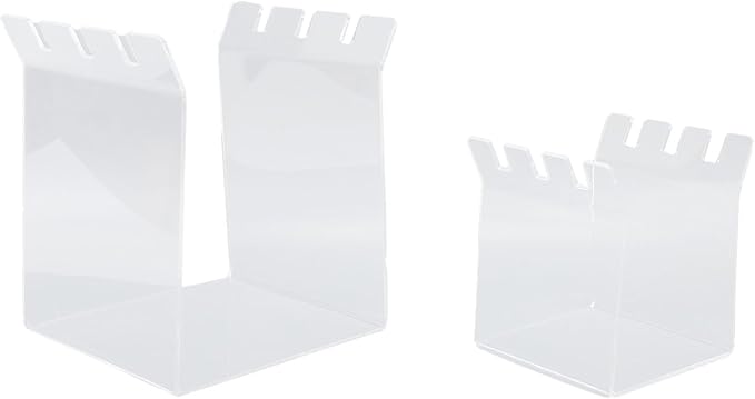 Filling Freezer Bag Stand, Adjustable Acrylic Ziplock Bag Holder for Kitchen Organization, Fits Gallon and Quart Bags, Durable Food Storage Bag Stand with Stable Base