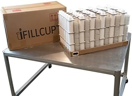 1296 iFillCup Fillable K Cups - Ultrafine Filter for Sediment-Free Brew, Universal K Cup Brewer Compatibility, DeepBrew Filter Holds 50% More Coffee for Insanely Rich Brews (White)