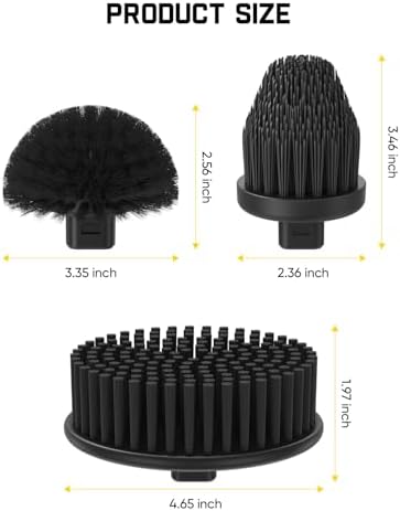Fanttik Flip G9 Pro Electric Scrubber & 3 Pcs Replacement Brush Heads for Flip G9 Pro Electric Spin Scrubber