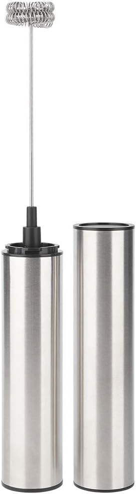 Electric Egg Beater, USB Rechargeable Milk Frother, Stainless Steel Handheld Electric Foam Maker for Lattes, Cappuccino, Egg