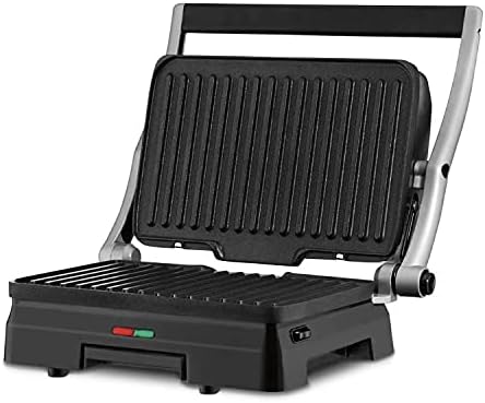 Cuisinart Griddler® Indoor Grill & Panini Press, Dishwasher-Safe Nonstick Cooking Plates, Stainless Steel, GR-11P1