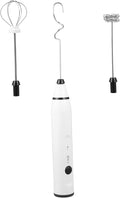 Mikinona 1set Usb Electric Handheld Mixer Stainless Steel Bubbler for Kitchen Automatic Paint Whisk Ergonomic Design Easy to Clean Powerful Frother for Foamed and Food
