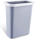 Trash Cans Hanging Waste Bin Under Kitchen Sink,Plastic Dustbins Over Cabinet Door with Top Ring to Fix Garbage Bag Outdoors and Home (Color : Gray)